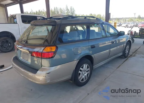 2001 Subaru Legacy Wagon z USA, uszkodzony, nr VIN 4S3BH665417627803